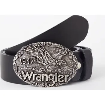 Opasek Pánský opasek Wrangler W Eagle Belt 112141114 Black Délka: 90