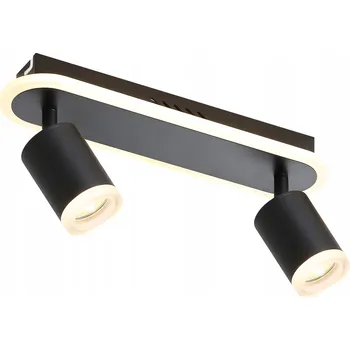 ZMH LED Stropní svítidlo 2-bodové - stropní svítidlo GU10 černé kovové