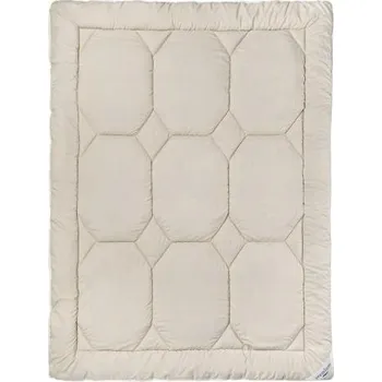 přikrývka Přikrývka syntetická 160x200 cm kašmírový dotek 1200 g béžová Piórex