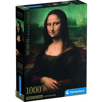 Puzzle Clementoni puzzle 1000 Leonardo Gioconda Muzeum