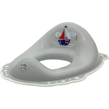 WC sedátko MALTEX Sedátko na WC s protiskluzem Ocean & Sea - šedá