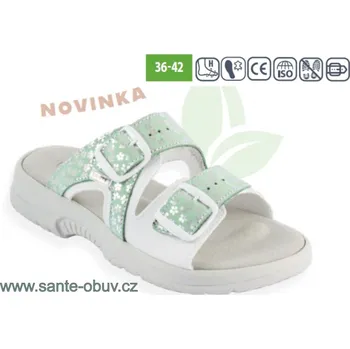 Dámská zdravotní obuv SANTÉ N/517/55/K97/19/BP ZELENÁ zdravotní PRACOVNÍ obuv, zelená - 36