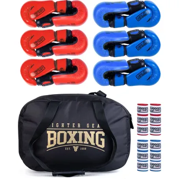 Boxerské rukavice Boxerský SET Fighter Amateur - malý - BX-SET-6 B - pouze 10 oz