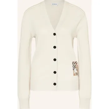Dámský svetr Burberry Dámský Pletený Kardigan, krémová, 34
