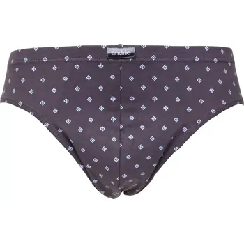 Slipy Pánské bavlněné slipy Andrie PS 3596 grafit velikost L