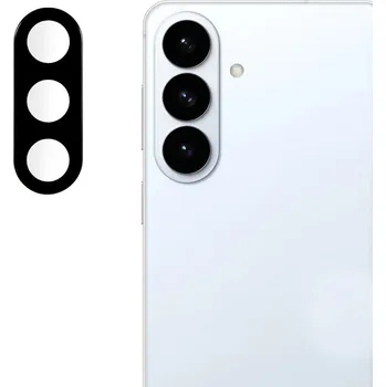 Techsuit – celoskleněná ochrana fotoaparátu – Samsung Galaxy S26 Plus – černá