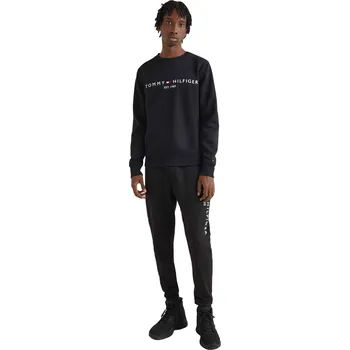 Oblečení a móda TOMMY HILFIGER PÁNSKÁ MIKINA TOMMY LOGO SWEATSHIRT BLACK MW0MW11596 BDS Velikost: XL