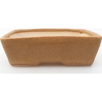 Květináč Mini bonsai miska 8 x 6 x 2,5 cm hnědá