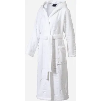 Dámský župan JOOP! Dámský župan Kapuce Repeat Weiß Velikost: XL