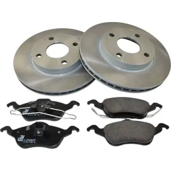 Brzdový kotouč Sada přední brzdové kotouče + destičky FORD FOCUS I 1998-2004 - 258 mm (FORD 1075558 3555344 3573537)