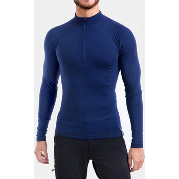 Pánská mikina Termoaktivní mikina Sensor Merino DF Tee L/S Zip - deep blue