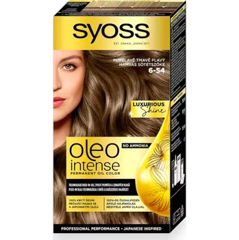 Barva na vlasy Syoss barva na vlasy, Intense oil: Blond Popelavě tmavě plavý