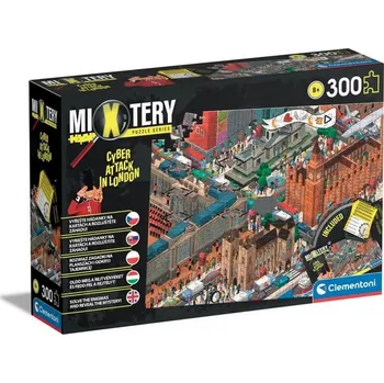 Puzzle MYSTERY PUZZLE 300 dílků - Hackerský útok v Londýně