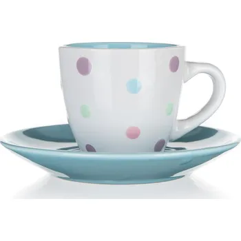 Stolování Šálek + podšálek 80ml PUNTO keramický