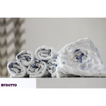 Zásobník na papírové ručníky Minky ubrousek sněhulákový