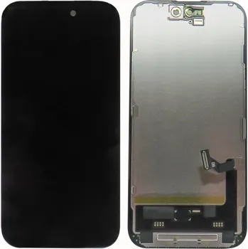 Apple iPhone 15 displej + dotyková plocha černá - Hard Oled
