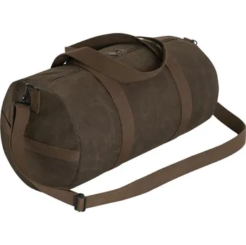Taška WAXED DUFFLE BAG přes rameno HNĚDÁ