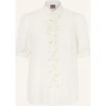 Émanou Dámská Košile Shirley S Hedvábím A Volánky, krémová, 38