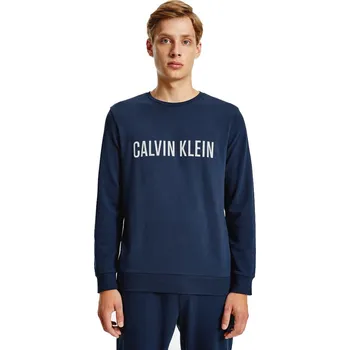 Pánská mikina CALVIN KLEIN TENKÁ PÁNSKÁ MIKINA L/S SWEATSHIRT NAVY 000NM1960E 8SB Velikost: S