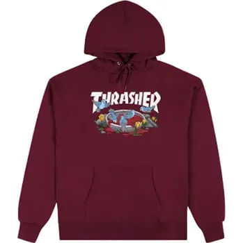 Pánská mikina mikina Thrasher Blood Bath vínová L