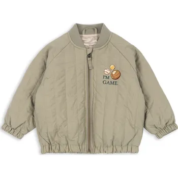 Chlapecká bunda Dětská bomber bunda Konges Sløjd JUNO BOMBER JACKET KS104877.PPY2 zelená 81X, vel. 98