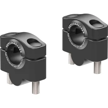 Zavazadlo na motocykl Hepco & Becker Zvýšení řídítek Aprilia Tuono 125 (17-25) H 25 mm černé