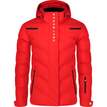 Pánská zimní bunda NORDBLANC CRAG NBWJM8056 ČERVENÁ XL