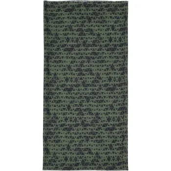 Šátek Bezešvý multifunkční šátek Willard KEVAN UNI Tmavě zelená, Černá