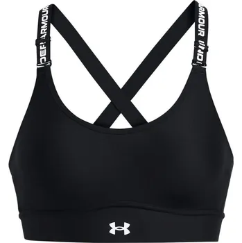 Podprsenka Dámská sportovní podprsenka s výztuží Under Armour INFINITY MID 2.0 BRA W černá 1384123-001 - M D-DD | UK 13 | US 14