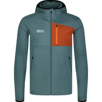 Pánská mikina Pánská powerfleecová mikina NORDBLANC BRACKEN NBWFM8286 TMAVĚ ZELENÁ S