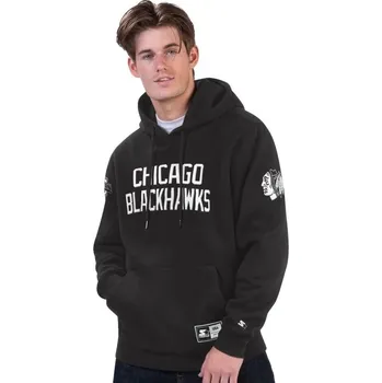 Pánská mikina Starter Mikina Chicago Blackhawks Hat-Trick