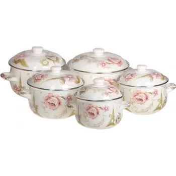 Hrnec Sada smaltovaných hrnců 18-26 cm 10 ks Paris 