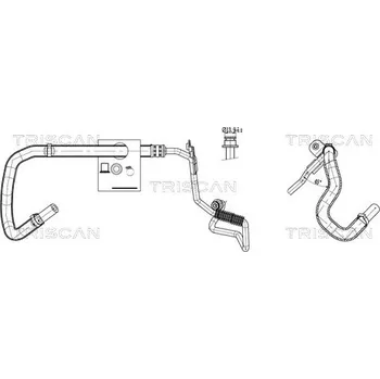 Čep řízení Hydraulická hadice, řízení TRISCAN 8516 29092