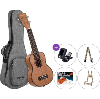 Ukulele Cascha HH 2026 SET Natural Sopránové ukulele
