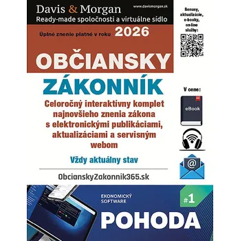 Kniha Občiansky zákonník 2026 Ekniha