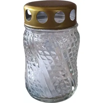 Svíčka Lampička hřbitovní sklo ps3221 (svíčka ve skle)