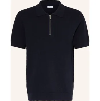 Pánská košile Paul Pánské Pletené Polo Tričko Z Bouclé, tmavě modrá, S