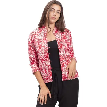 Dámský kabát Dámský kabátek PARAT červená I. 3XL