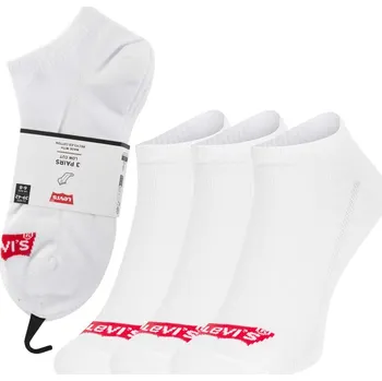 Pánské ponožky LEVI'S LEVIS LOW CUT SPRTWR LOGO 2P WHITE 701224672 005 39-42 Velikost: 43-46