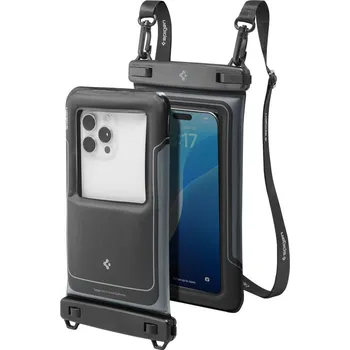 Pouzdro na mobilní telefon Spigen A611P Universal Waterproof Float Case 2-pack černé