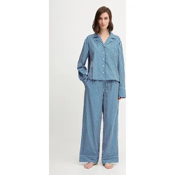 Pánské pyžamo Bavlněné pyžamo Polo Ralph Lauren 4P8004 modrá 55X, vel. M