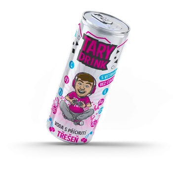 Limonáda Perlivá voda s příchutí třešně Tary 0,25 l