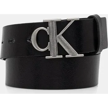 Opasek Kožený pásek Calvin Klein LV04D7016G černá 99X, vel. 115