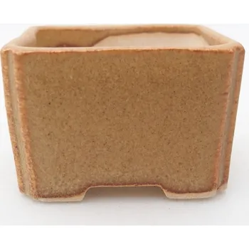 Květináč Mini bonsai miska 5 x 5 x 3 cm hnědá