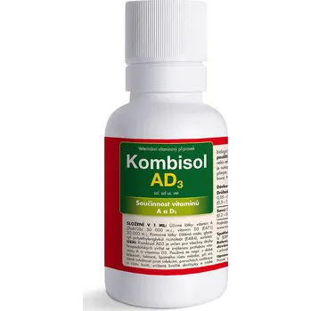 Chov hospodářského zvířete Kombisol AD3 - 30ml, pro mláďata, při stresu, transportu, snížení líhnivosti a oplozenosti, pokles snášky