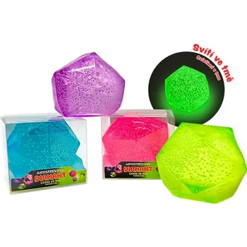 Mac Toys GLUMI - Antistresový diamant – svítící ve tmě