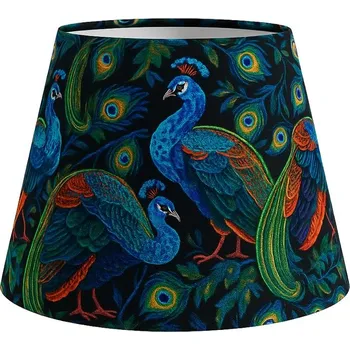 Stínidlo Stínidlo na lampu a světlo Pavone / ruční výroba Kónické S 30cm (⌀ spodní) x 20cm (⌀ horní) x 25cm (V)