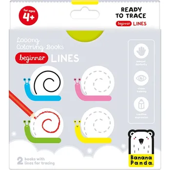 omalovánky Omalovánky Připraveno na obtahovaní – První čáry 4+| Banana Panda