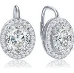 Luxusní stříbrné náušnice se zirkony