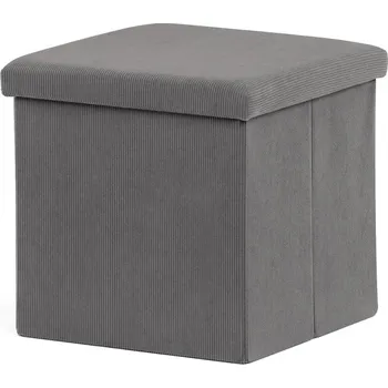 Taburet Taburet s úložným prostorem šedá TAB-471 GREY6